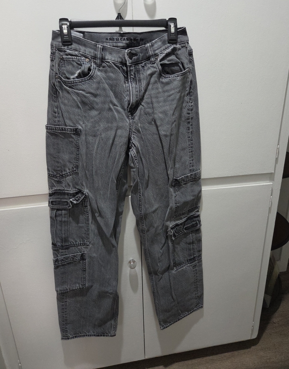 American Eagle Outfitters Gray Cargo Pants